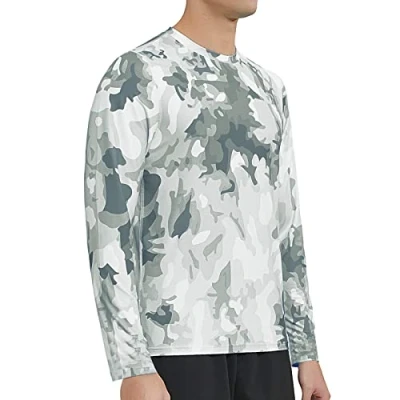Immagine di MEETWEE Maglia a Maniche Lunghe per Protezione Solare UPF 50+ Rash Guard da Uomo, Perfetta Surf, Corsa e Nuoto, Asciugatura Rapida Il Top