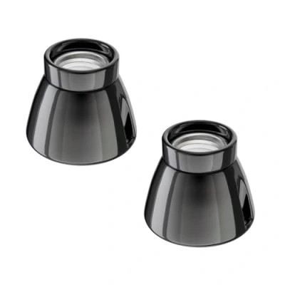 Immagine di ledscom.de 2 pezzi Plafoniera/porta lampada MINZ, porcellana, nero lucido, 1x E27 max. 300W