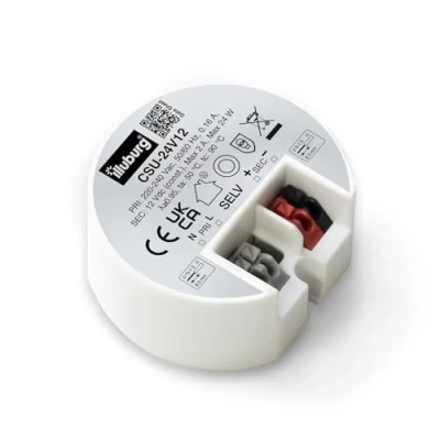 Immagine di illuburg Trasformatore LED 12V 24W Senza Sfarfallio per Strisce Lampada G4 GU5,3 Alimentatore Driver