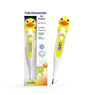 Immagine di scala Termometro digitale SC 44 flex anatra bianca per bambini e neonati, motivo