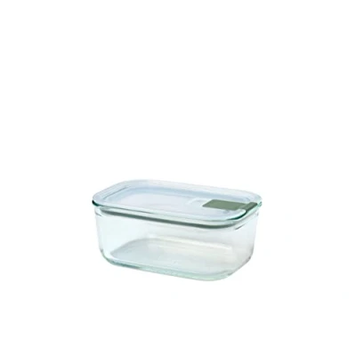 Immagine di Mepal Contenitore per alimenti in vetro EasyClip Barattolo di con coperchio e chiusura a scatto Adatto microonde, forno vapore, congelatore 700 ml Nordic sage