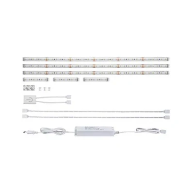 Immagine di Paulmann FN MaxLED Comfort 79838 Kit completo striscia LED con estremità libera 24 V 1.80 m Bianco caldo 1 pz.