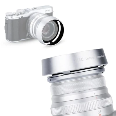 Immagine di JJC Paraluce Dedicato per Fujifilm XC 35mm F2, XF F2 R WR &amp; 23mm Sostituisce Fuji LH XF35 2 (Argento)