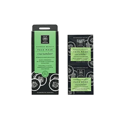 Immagine di Apivita Face Mask for Intensive Moisturization with Cucumber 2x8ml