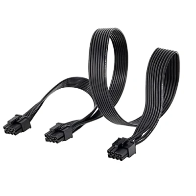 Immagine di Cavo adattatore di alimentazione PCI e 8 pin maschio a doppio (6+2) per EVGA modulare scheda grafica Splitter