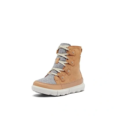 Immagine di Sorel Explorer Joan WP, Stivali Invernali Impermeabili, Donna, Tawny Buff/Moonstone Next Joan, 38.5 EU