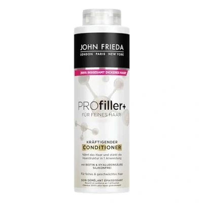 Immagine di John Frieda Profiller+ Balsamo Contenuto: 500 ml Tipo di capelli: fini, indeboliti Nutre i capelli Senza silicone Dimensioni vantaggiose/dimensioni del gabinetto