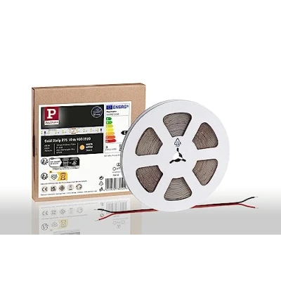 Immagine di Paulmann Strip Gold P75 78450 Striscia LED ERP: E (A G) 24 V 10000 mm Bianco caldo