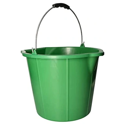 Immagine di KOTARBAU® Secchio in plastica con beccuccio, 15 l, manico, verde