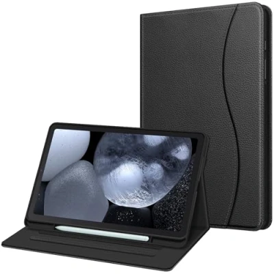 Immagine di FINTIE Custodia per Samsung Galaxy Tab S6 Lite 10.4&#039;&#039; 2024/2022/2020 (SM P620/P625/P613/P619/P610/P615) con S Pen Holder [SlimShell] Multi angli Leggero Morbida TPU Cover Case, Nero