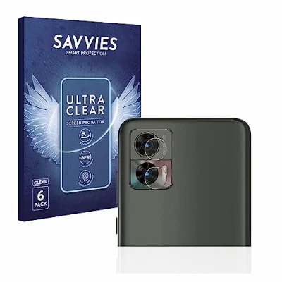 Immagine di savvies (6 Pezzi Pellicola Protettiva per Motorola Edge 30 Neo (SOLO Fotocamera) Protezione Schermo Trasparente