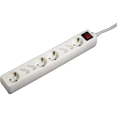 Immagine di Hama 00047776 Multipresa con interruttore 8 scomparti Bianco Schuko 1 pz.