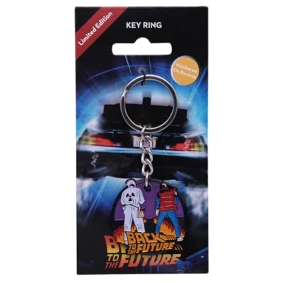 Immagine di Back To The Future Keyring Marty &amp; Doc
