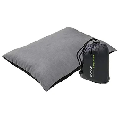 Immagine di Cocoon Cuscino da Viaggio in Microfibra (Nero, 25,7 x 30,8 cm)