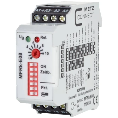 Immagine di Metz Connect 110658 MFRk E08 Relè temporizzato Multifunzionale 230 V/AC 1 pz. scambio