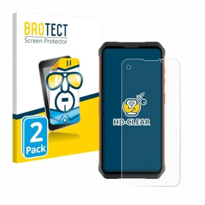 Immagine di brotect Pellicola Protettiva per Doogee V10 Protezione Schermo (2 Pezzi) [Trasparente, Anti Impronte]