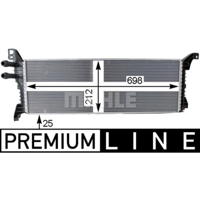 Immagine di MAHLE ORIGINAL CIR 9 000P Radiatore bassa temperatura, Intercooler