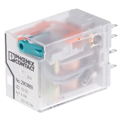 Immagine di Phoenix Contact REL IR4/LDP 12DC/4X21AU Relè 12 V/DC 50 mA 4 scambi 10 pz.
