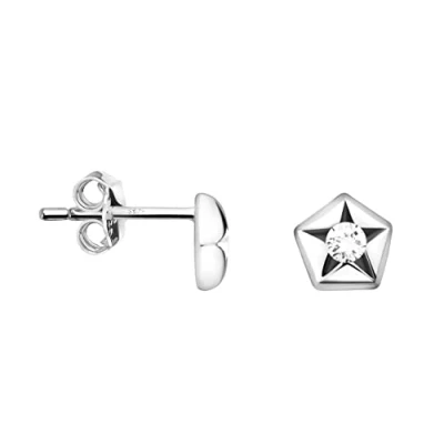 Immagine di SOFIA MILANI Orecchini da Donna in Argento 925 con Pietra di Zirconia al Lobo piccoli Design a Stella 20607