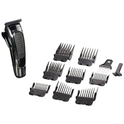 Immagine di Remington Tagliacapelli Professionale Lame Autoaffilanti in Acciaio Inox Leva di regolazione della lama, 8 pettini , Custodia, Set parrucchiere, Funzionamento a rete batteria, Profi Classic HC450