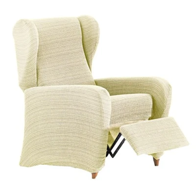Immagine di Eysa Aquiles Copripoltrona Elastico Relax, Poliestere Cotone, Greggio, 37x29x5 cm