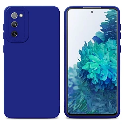 Immagine di Cadorabo Custodia Compatibile con Samsung Galaxy S20 Fe in Fluid Blu Coperchio Protettivo Silicone TPU Flessibile