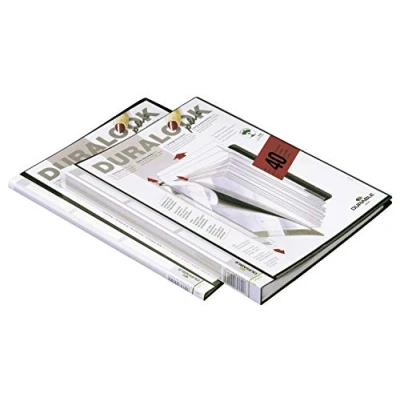 Immagine di Durable Portalistini Duralook Plus 2431 01, portalistino a 10 buste/tasche; colore: Nero