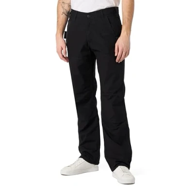 Immagine di Carhartt Steel Rugged Flex Relaxed Fit Ripstop Double Front Utility Work Pant Pantaloni, Nero, 36W x 34L Uomo