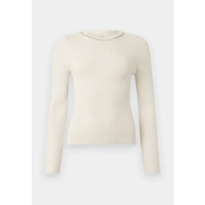 Immagine di ONLY Onlnatascha Bling Oneck Maglione, Donna, Taglia: Large, Birch