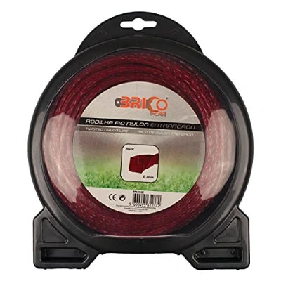 Immagine di Bricoferr BF101QE Profilo intrecciato nylon rasafilo (3 mm x 56 metri, in silenzio)