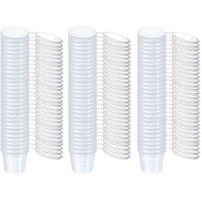 Immagine di 50 contenitori in plastica con coperchio, 4 oz/100 ml, a prova di perdite, adatti al microonde, riutilizzabile per salse, spezie, snack, disegni diamanti