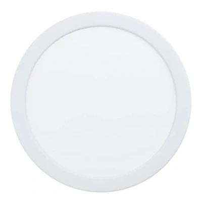 Immagine di Eglo Fueva 6 Faretto da incasso a LED, rotondo, soffitto, in plastica di colore bianco, luce bianca calda e fredda, diametro 21,6 cm