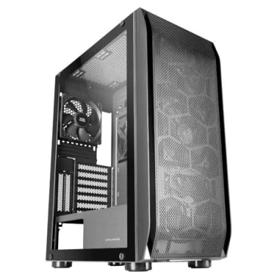 Immagine di Mars Gaming MC PRO2, Torre e ATX Professionale, Sistema CPU FREEZER, 5x Ventole Ultra silenziose Frontale Metal Mesh, Nero