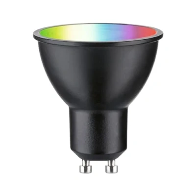 Immagine di 29148 Paulmann Home Lampadina LED GU10 ERP: F (A G) 4.8 W RGBW Nero (opaco)