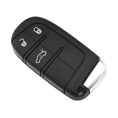 Immagine di SG Store Guscio chiave telecomando a 3 pulsanti Compatibile con Jeep Cherokee KL 2014 2019 Fiat 500X 2018 Custodia intelligente