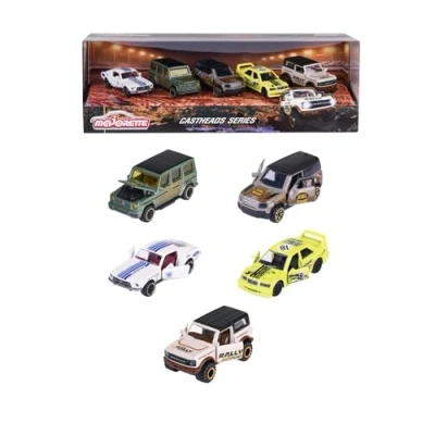 Immagine di Majorette auto Modello CastHeads serie 5 pz pronto, già assemblato