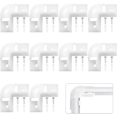 Immagine di HOMMAND Connettore Angolare per 10 Pezzi Profilo Alluminio Forma di V a 90 Gradi, Gradi Strisce LED
