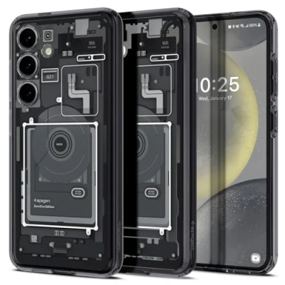 Immagine di Spigen Cover Compatibile con Samsung Galaxy S24, Ultra Hybrid ZeroOne