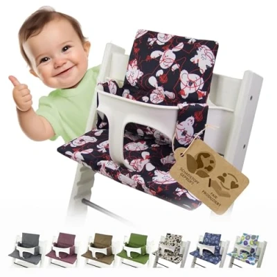 Immagine di cuscini per seggiolone bambini Stokke Tripp Trapp, sostitutivi, 20 colori a scelta, 2 pezzi