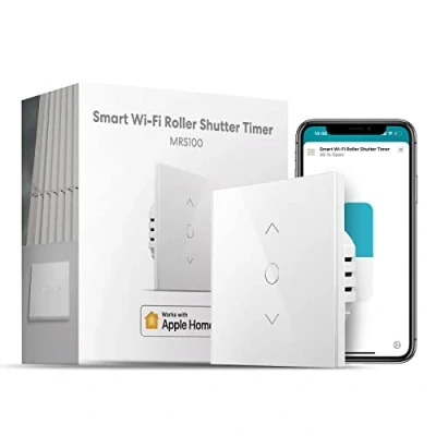 Immagine di Meross Interruttore Tapparelle Avvolgibile WiFi, WiFi per Tenda, Compatibile con Apple HomeKit Siri, Amazon Alexa, Google Assistant e SmartThings, Funzione Timer, 2.4GHz 2022 New Versione