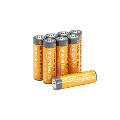 Immagine di Amazon Basics Batterie Alcalino AA 1.5 Volt, Performance, confezione da 8 (l’aspetto potrebbe variare dall’immagine)