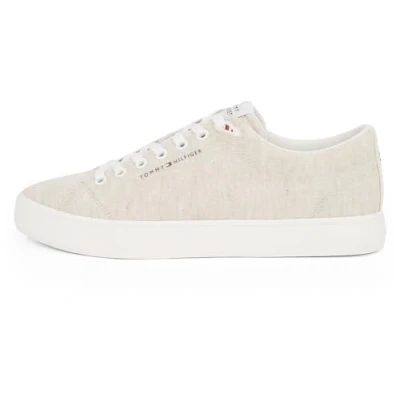 Immagine di Tommy Hilfiger VULC CORE Chambray Sneakers basse, Uomo, Taglia: 46, Ecru Lino