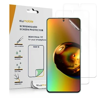 Immagine di kwmobile 3X Pellicola Salvaschermo Compatibile con OnePlus Nord 3 5G Film Protettivo Telefono Protezione AntiGraffio Display Smartphone