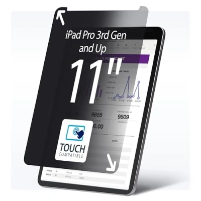 Immagine di StarTech.com Filtro privacy a 4 posizioni per iPad Pro da 11&quot;, orientamento verticale/orizzontale abilitato al Touch, +/ 30