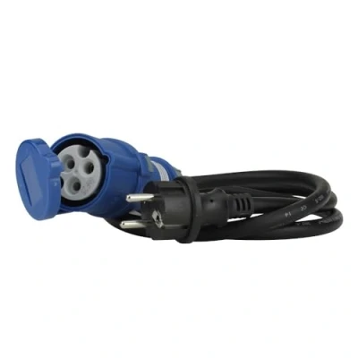 Immagine di Unitec 47457 Adattatore per roulotte, tipo cavo H07RN F 3G2,5 mm², 16 A/16 A, lunghezza cavo: 1,5 m