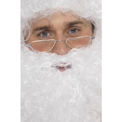 Immagine di SMIFFYS Occhiali Babbo Natale a mezza luna, Argento
