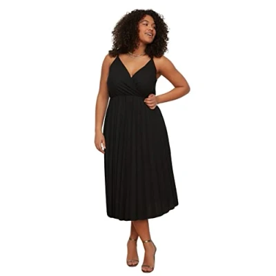 Immagine di Trendyol Curve Vestito estivo, Donna, Taglia: 3XL, Black