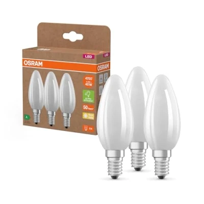 Immagine di OSRAM 4099854338694 LED (monocolore) ERP A (A G) E14 2.2 W = 40 Bianco caldo (Ø x A) 35 mm 3 pz.