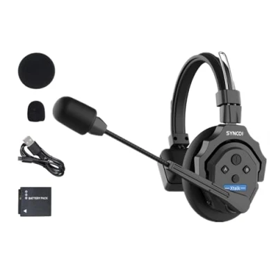 Immagine di SYNCO XTalk X1 Sistema interfonico con cuffie senza fili a 2,4 GHz Design del dispositivo master casuale per le riprese cinematografiche e performance sul palco degli spettacoli dal vivo (1PCS)