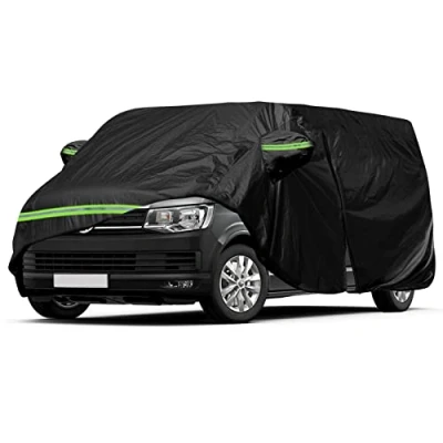 Immagine di Copertura Completa Auto Sostituzione per VW T5 T6, Resistente Ai Raggi UV e alle Intemperie Garage Completo Transporter Multivan Caravelle (Nero)